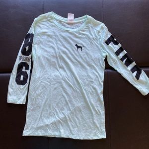 VS Pink 3/4 Sleeve Top